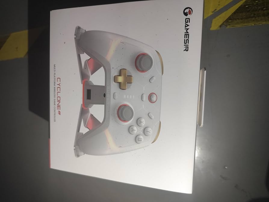 未使用 GameSir Cyclone 2 ホワイト 充電ドック付 GameSir Cyclone2 Bundle ワイヤレスコントローラー 充電用